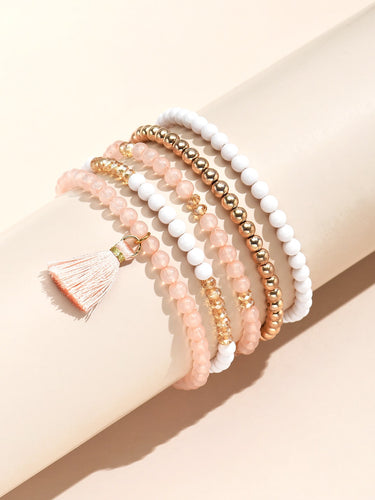 Conjunto de pulseiras Rosè